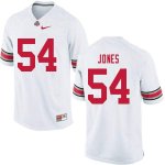 NCAA Ohio State Buckeyes Men's #54 Matthew Jones White Nike Football College Jersey KOA7645BN